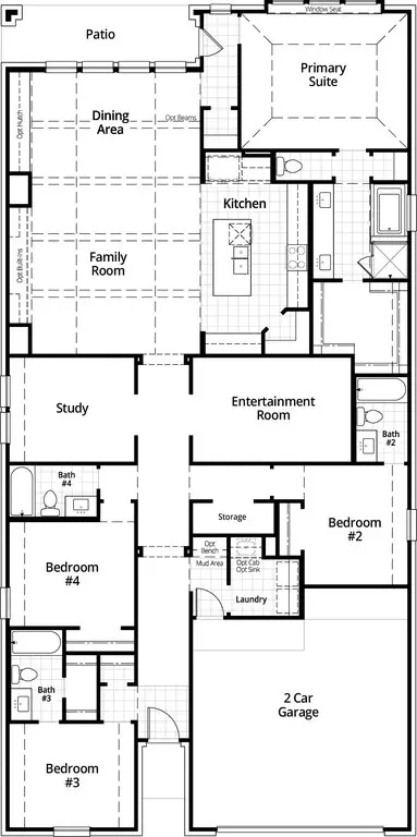 Floorplan - 325 Vale Run, Kyle, TX 78640 photo 1 of 1