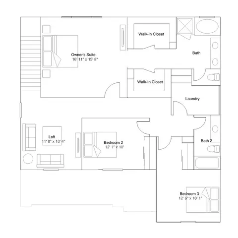 Floorplan - 2025 Wildcat St, Manteca, CA 95336 photo 2 of 2