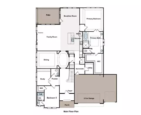 Floorplan - 815 Feathergrass Pl, Haslet, TX 76052 photo 1 of 2