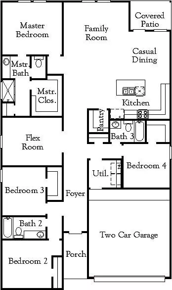Floorplan - 132 Wind Hl, Jarrell, TX 76537 photo 1 of 1