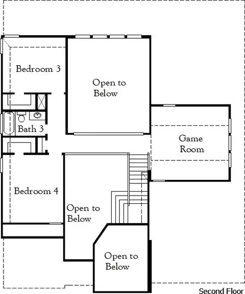 Floorplan - 208 Shady Spring Trl, Georgetown, TX 78628 photo 2 of 2