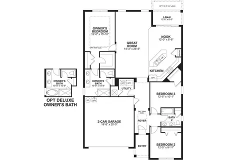 Floorplan - 5328 Teirgarten St, Saint Cloud, FL 34771 photo 1 of 1
