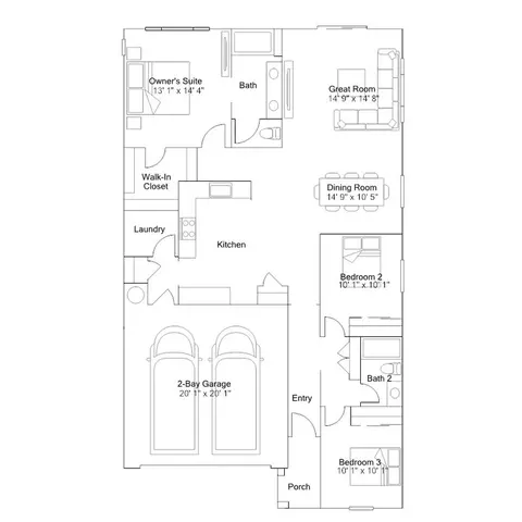 Floorplan - 5975 Coffee Crk, Hesperia, CA 92345 photo 1 of 1