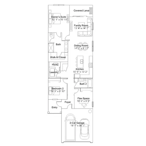 Floorplan - 12597 Lily Quartz Lp, Parrish, FL 34219 photo 1 of 1