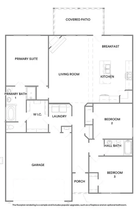 Floorplan - 8400 E Galveston St, Broken Arrow, OK 74014 photo 1 of 1