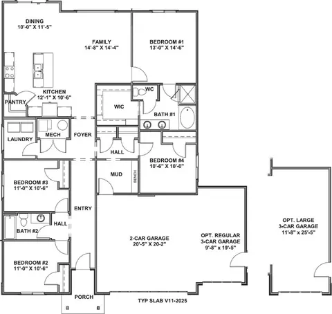 Floorplan - 1369 W 2350 S #12, Perry, UT 84302 photo 1 of 1