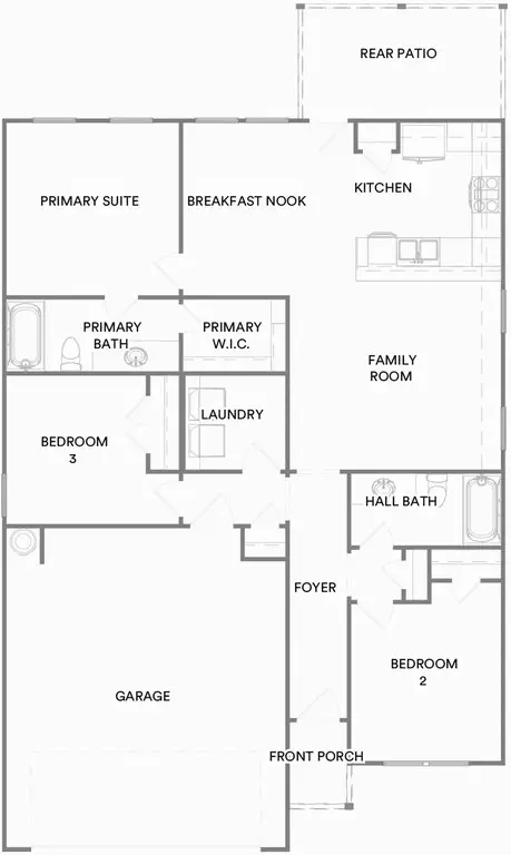 Floorplan - 1535 E 36th St N, Tulsa, OK 74106 photo 1 of 1
