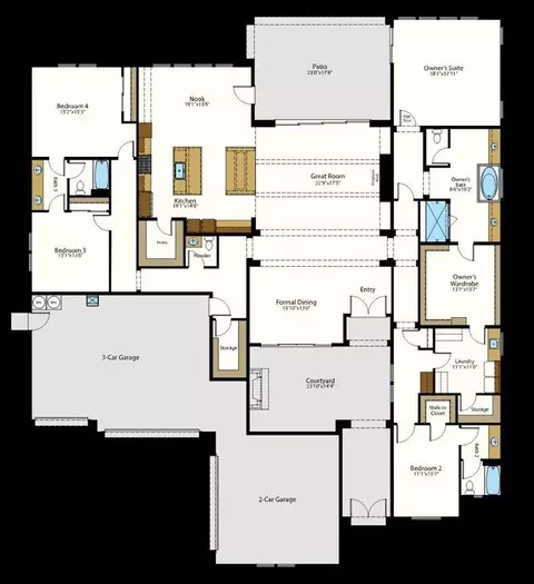 Floorplan - 20243 Ventana Hills Dr, Clovis, CA 93619 photo 1 of 2