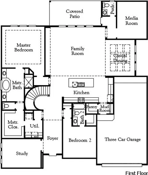Floorplan - 1741 Kyle Ct, Prosper, TX 75078 photo 1 of 2