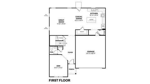 Floorplan - 7146 Theo Baker Blvd, Pendleton, IN 46064 photo 1 of 2