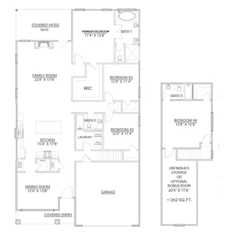 Floorplan - 479 Adhurst Dr, Enoree, SC 29335 photo 1 of 1