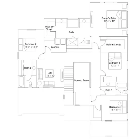 Floorplan - 7957 Floyd Glenn Wise Dr, Tracy, CA 95377 photo 2 of 2
