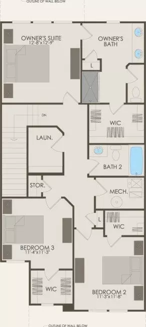 Floorplan - 5975 Hawkweed Dr, Naperville, IL 60564 photo 2 of 2