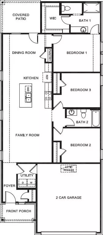 Floorplan - 136 Springhill North Rd, Boyd, TX 76023 photo 1 of 1