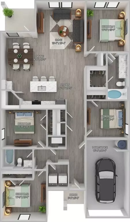 Floorplan - 48417 Ruby Ln, Tickfaw, LA 70466 photo 1 of 2