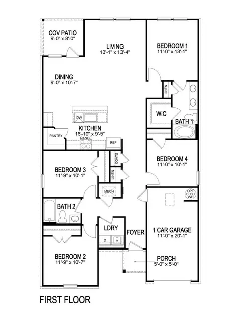 Floorplan - 48417 Ruby Ln, Tickfaw, LA 70466 photo 2 of 2