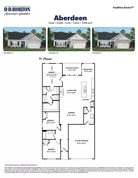Floorplan - 159 Black Willow Rd, Stokesdale, NC 27357 photo 1 of 1