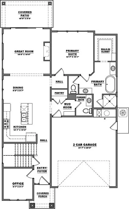 Floorplan - 2391 E Snocreek Dr, Eagle, ID 83616 photo 1 of 1