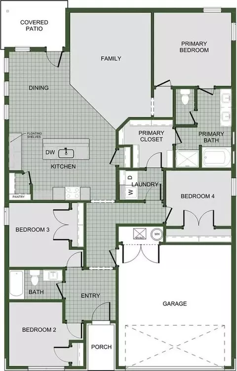 Floorplan - 911 W Pebblebrooke Dr, Ozark, MO 65721 photo 1 of 1