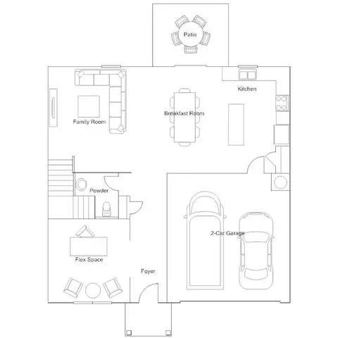 Floorplan - 309 Amsterdam Way, Hampton, GA 30228 photo 1 of 2