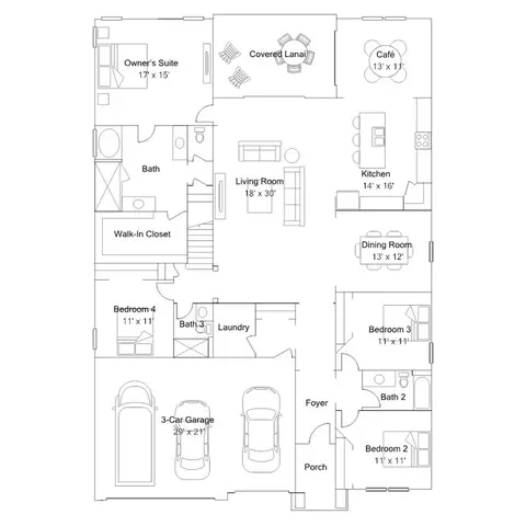 Floorplan - 39 Simonson Run, Saint Augustine, FL 32092 photo 1 of 1