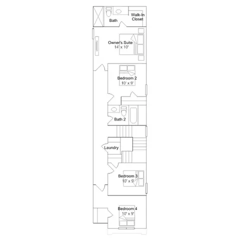 Floorplan - 4607 George Cunningham Loop, Temple, TX 76502 photo 2 of 2