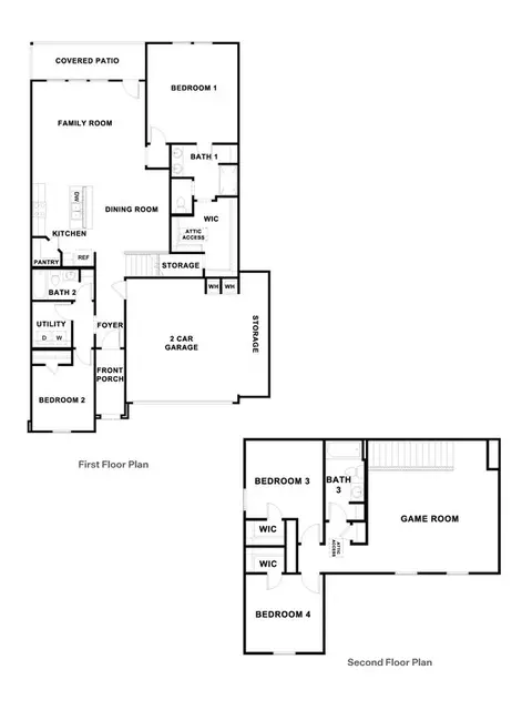 Floorplan - 430 Denali Dr, Kyle, TX 78640 photo 1 of 1