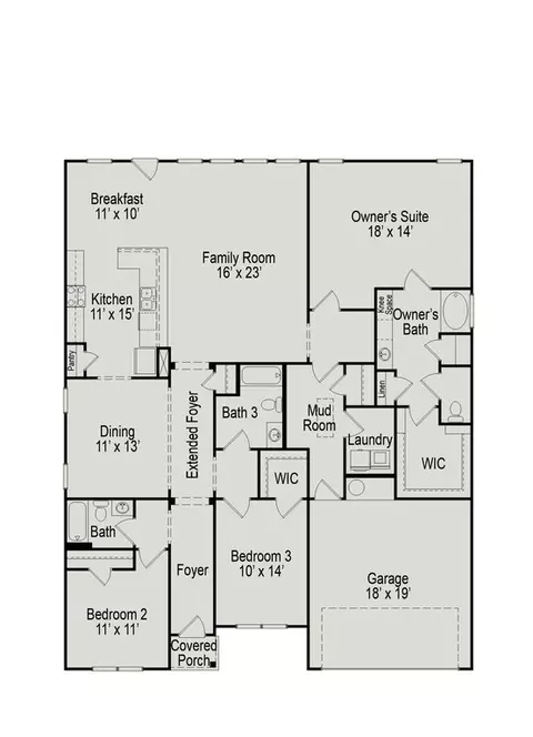 Floorplan - Bibb Garrett Rd, Tanner, AL 35671 photo 1 of 1