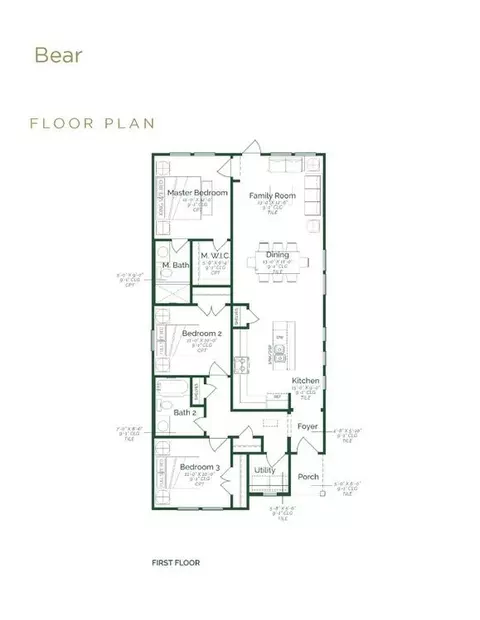 Floorplan - 5421 St Leo Dr, Laredo, TX 78046 photo 1 of 1