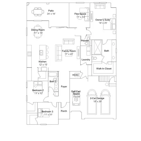 Floorplan - 12025 Prosperity Lakes Blvd, Parrish, FL 34219 photo 1 of 2