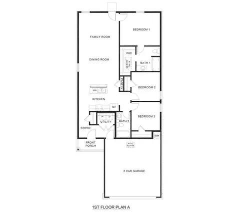 Floorplan - 403 Mission Ct, Bonham, TX 75418 photo 1 of 1