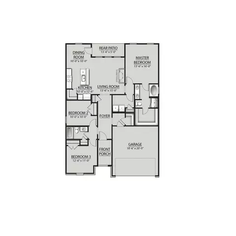 Floorplan - 32573 White Bloom Ln, Walker, LA 70785 photo 1 of 1