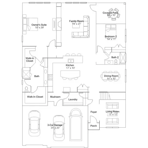 Floorplan - 5340 Redbud Rd, Lancaster, SC 29720 photo 1 of 3