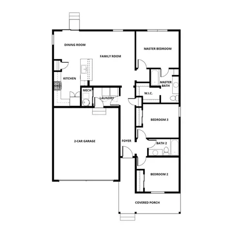 Floorplan - 3632 Morgan Way, Bennett, CO 80102 photo 1 of 1