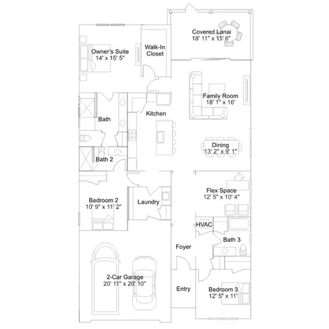 Floorplan - 75725 Lily Pond Ct, Yulee, FL 32097 photo 1 of 1