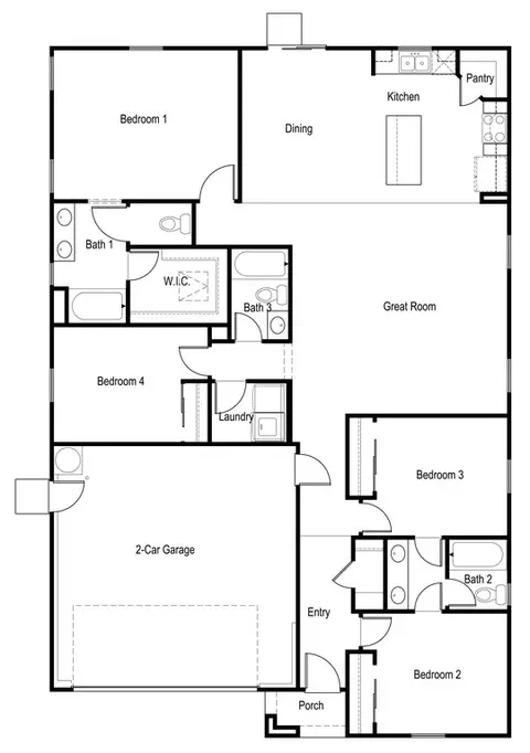 Floorplan - 3118 Blue Water Dr, Merced, CA 95341 photo 1 of 1