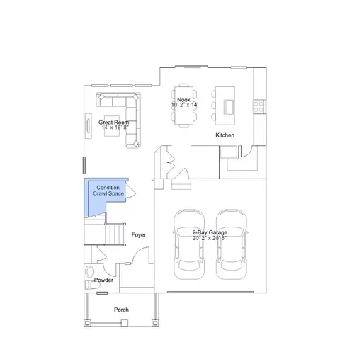 Floorplan - 7727 S Cherokee Trl, Centennial, CO 80016 photo 2 of 4