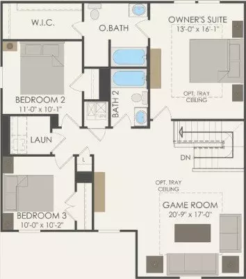Floorplan - 932 Cherrystone Loop, Buda, TX 78610 photo 1 of 3