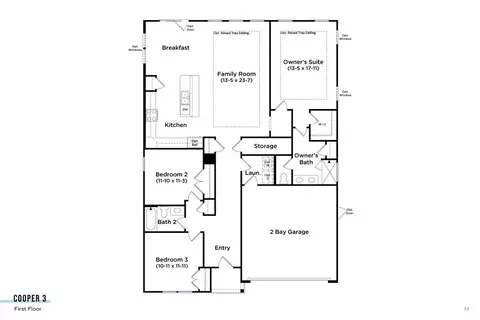 Floorplan - 870 Old Station Pointe, Angier, NC 27501 photo 1 of 3