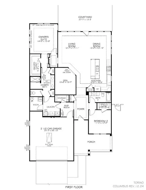 Floorplan - 7620 Hazy Gate Ln, Dublin, OH 43017 photo 1 of 4