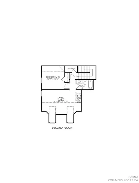 Floorplan - 7620 Hazy Gate Ln, Dublin, OH 43017 photo 4 of 4