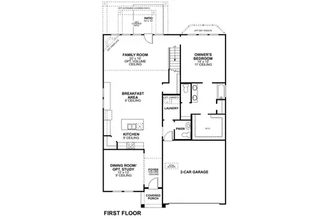 Floorplan - 2704 Fork Way, Celina, TX 75009 photo 1 of 3