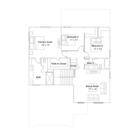 Floorplan - 3613 Ambersweet Xing, Parrish, FL 34219 photo 2 of 2