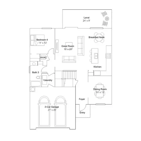 Floorplan - 3613 Ambersweet Xing, Parrish, FL 34219 photo 1 of 2