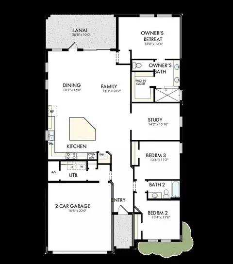 Floorplan - 5936 Sacred Oak Ave, Mount Dora, FL 32757 photo 1 of 1