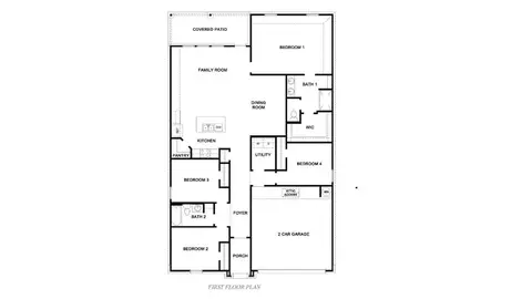 Floorplan - 601 S 85th St, Broken Arrow, OK 74014 photo 1 of 1