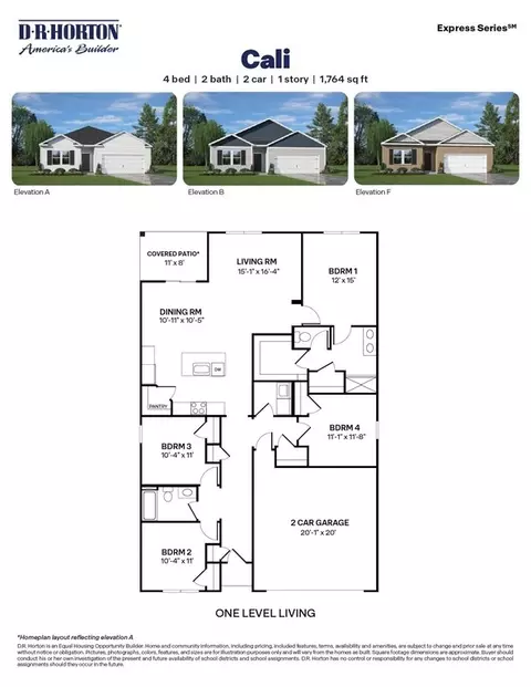 Floorplan - 104 Diamond Dr, Stem, NC 27581 photo 1 of 1