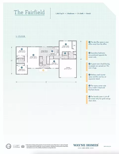 Floorplan - 3859 Eastern Rd, Norton, OH 44203 photo 1 of 1