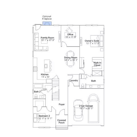 Floorplan - 2405 Greyfriar Loop, Middletown, DE 19709 photo 2 of 10