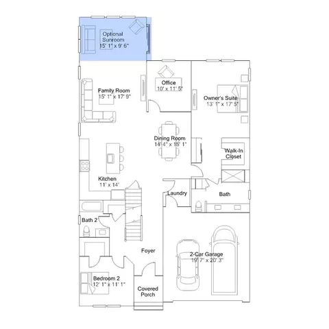 Floorplan - 2405 Greyfriar Loop, Middletown, DE 19709 photo 4 of 10